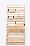 Home Deluxe - Balkon-Sichtschutz - Orelia - Ma&szlig;e 80 x 40 x 171 cm I Gartenbank