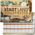 DENKRIESEN - Stadt Land VOLLPFOSTEN&reg; - Haustier Edition | DIN A4 Spielblock |...