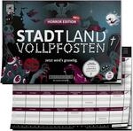 DENKRIESEN Stadt Land VOLLPFOSTEN Horror Edition | DIN A4 Spielblock | 50 Blatt ab 12