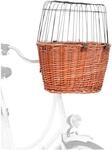 TRIXIE Hundekorb f&uuml;r das Fahrrad vorne bis 5 kg 44 &times; 48 &times; 33 cm - gewobener