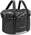 KLICKfix Farradtasche Shopper Plus Schwarz Lenkertasche, 29 x 38 x 25 cm