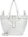 LIEBESKIND BERLIN Leder Schultertasche Elvira Paper Touch Crinkle Shopper Arctic