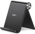 UGREEN Handy St&auml;nder Tisch Handyhalter Klappbar bis 7,9 Zoll (Schwarz)