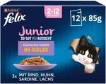 FELIX So gut wie es aussieht Junior Nassfutter, 72er Pack (6 x 12 x 85g)
