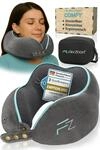 FLOWZOOM Comfy Nackenkissen Flugzeug & Auto - Einstellbares Memory Foam Reisekissen