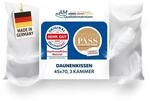DormiGood Daunenkissen 45x70 - Made in Germany 3 Kammer Kopfkissen 45x70cm -
