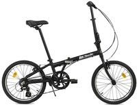 FabricBike Klappfahrrad, Alu-Rahmen, Single Speed, 3 Farben (Fully Matte Black 7