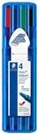 STAEDTLER 437 MSB4 ST Kugelschreiber triplus ball (ergonomischer Dreikantschaft,
