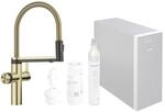 BLANCO CHOICE Icona | K&uuml;chenarmatur aus Edelstahl satin gold | all-in-one...