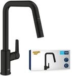 GROHE Start, K&uuml;chenarmatur 2 Strahlarten (Wasserhahn K&uuml;che, ausziehbare Brause,
