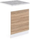 Vicco Frontblende R-Line, Sonoma, 60 cm | F&uuml;r 60 cm teilintegrierten...