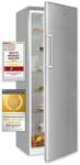 Exquisit Vollraumk&uuml;hlschrank KS350-V-H-040D inoxlook | Nutzinhalt: 331 L | 6