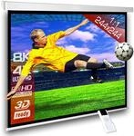 Alphavision SlenderLine Beamer Motorleinwand 244 x 244 cm 1:1 inkl. FB 