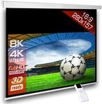 Alphavision SlenderLine Beamer Motorleinwand 274 x 154 cm 16:9 inkl. FB 