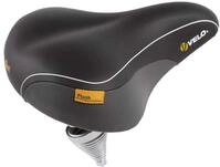 Velo Sattel Plush DS Gel, black, 260 x 255 mm