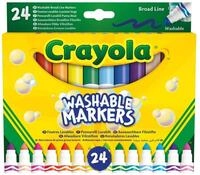 Crayola Filzstifte Kinder Auswaschbar, Malstifte Set In 24 Verschiedenen Farbt&ouml;nen,