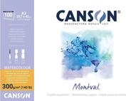Canson Montval Block einseitiggeleimt, DIN A3, 100 Blatt, 300 g/m&sup2;