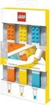 LEGO IQ Stationery 3er-Pack Textmarker mit 4x2 Bausteinen &ndash; Gelb, Orange, Blau