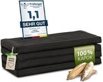 livasia Nachhaltige Klappmatratze aus Kapok - 200x110x8cm - breite G&auml;stematratze,