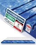 AM Qualit&auml;tsmatratzen 7 Zonen Deluxe Gel Topper 140x200cm RG50 - Made in...