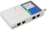Good Connections Netzwerk-Kabeltester mit Remote-Einheit - f&uuml;r RJ45, RJ11,