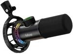 FIFINE Mikrofon PC USB C,Gaming Mikrofon PS4 PS5 MAC, Dynamische Microphone mit RGB,