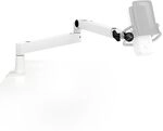 Elgato Wave Mic Arm LP White - Premium Low Profile Mikrofonarm f&uuml;r einen sauberen