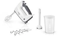 Bosch Handr&uuml;hrger&auml;t, mit P&uuml;rierstab, Mixbecher, Edelstahl R&uuml;hrer, Knethaken,