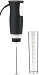 Rosenstein & S&ouml;hne Minimixer: Elektrischer Profi-Mini-Handmixer, Mixbecher-Aufsatz,