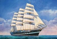 ZVEZDA 500789045 - 1:200 "Krusenstern" Sailing Ship, Modellbau, Bausatz,