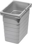 SOTECH eins2vier Abfallsammler H&ouml;he: 310 mm Volumen 8 Liter 153 x 230 mm alugrau