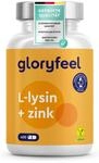 L-Lysin 400 Kapseln - 1000 mg L Lysin HCL/Tag - Aus pflanzlicher Fermentation -