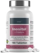 Inositol, ideal kombiniert mit Fols&auml;ure, 180 Tabletten, reines Myo-Inositol,