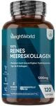 WeightWorld Kollagen Kapseln - 1200 mg reines Marine Collagen Typ I und III 