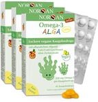 NORSAN Omega 3 ALGA JELLY 45 hochdosiert (3x45 St&uuml;ck) - Omega 3 vegan hochdosiert