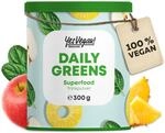 Daily Greens Superfood Pulver (300 Gramm) mit Vitaminen, Mineralstoffen, Veganem