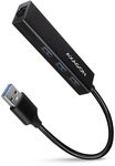AXAGON HMA-GL3A Multiport-Hub, USB 3.0 Typ A, Gbit-LAN, 3X USB-A, microSD