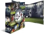 HERMA Ordner A4 Fussball, 7 cm breit, Kinder Ringordner mit Sport Motiv, bunter