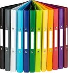 Idena 10426 - Ringbuch DIN A4, im 12er Set, 2-Ring-Mechanik mit 16 mm Durchmesser, 2