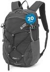 Terra Peak&reg; Premium Wanderrucksack 20L (FLEX 20) Damen Herren Erwachsene klein grau