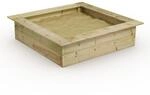 WICKEY Sandkasten Holz Sandkiste King Kong 120 x 120 f&uuml;r Kinder, Buddelkiste,