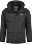 H&ouml;henhorn Arcalod Pro Herren 3in1 Jacke Schwarz Gr. S