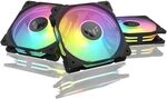 ASUS TUF Gaming TR120 ARGB Standard Blade Black 3IN1 Gehäuselüfter 3er Pack (120mm ASUS TUF Gaming TR120 ARGB Standard Blade Black 3IN1 Gehäuselüfter 3er Pack (120mm