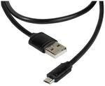 Vivanco Micro USB 2.0 Cable 2 m USB A Micro-USB B Black - USB Cables (2 m, USB A,