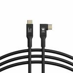 COBRAUNION USB-C auf USB-C 90&deg; Tether-Kabel | 5m, 20 Gbit/s, bidirektional,...