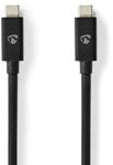 Nedis CCGB66020BK20 c&acirc;ble USB 2 m USB4 Gen 2x2 USB C Cyan