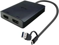 I-Tec UsB-A/usB-C Dual 4k/60 Hz Hdmi Video Adapter (I-Tec UsB-A/c 2x Hdmi Adapter -