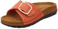 Rohde Damen Pantolette Leder Klettverschluss Memoryfu&szlig;bett Rodigo-D 5875, Gr&ouml;&szlig;e:40