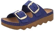 Rohde Damen Pantolette Nubukleder goldene Schnalle Sommerfarbe Foggia-D 6222,