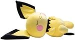 Pok&eacute;mon PKW3113-45cm Schlafendes Pl&uuml;sch - Pichu, offizielles Pl&uuml;sch